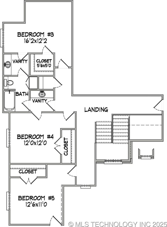 5813 E 127th Pl S, Tulsa, OK 74008 - view of home floor plan