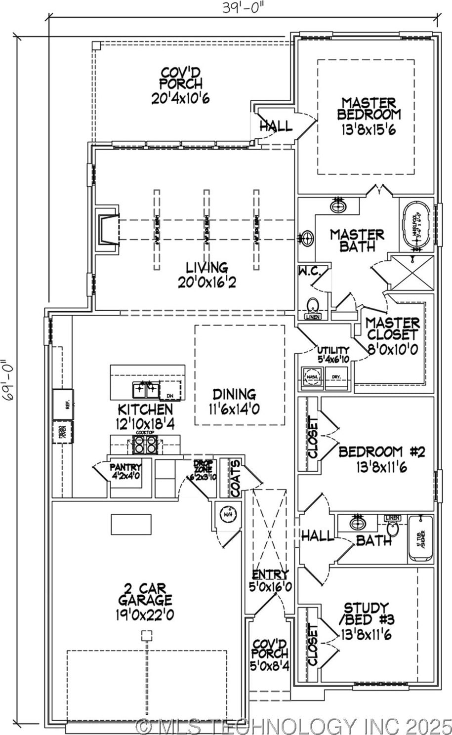 12606 S Darlington Ave, Bixby, OK 74008 - view of home floor plan