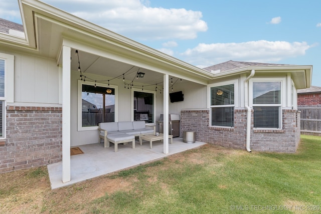 9423 E 132nd Pl S, Bixby, OK 74008 - view of patio featuring an outdoor hangout area
