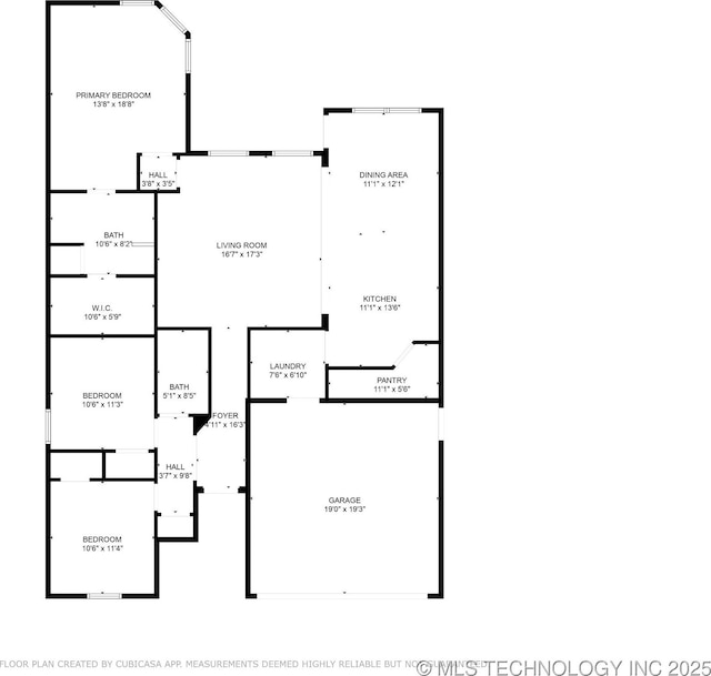 9423 E 132nd Pl S, Bixby, OK 74008 - view of property floor plan