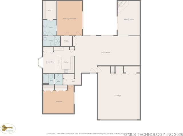 1525 Pecan Pl, Bartlesville, OK 74003 - view of home floor plan
