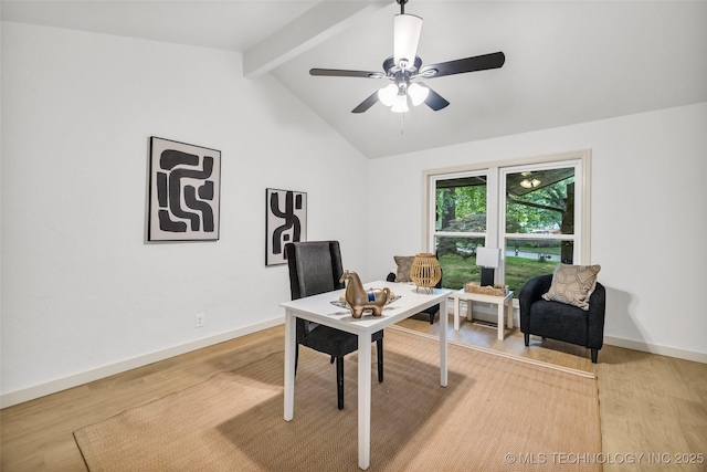 4235 E 104th St, Tulsa, OK 74137 - office area with wood finished floors and a ceiling fan