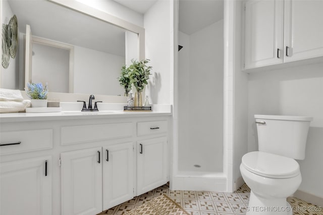 4235 E 104th St, Tulsa, OK 74137 - bathroom with vanity and a shower stall