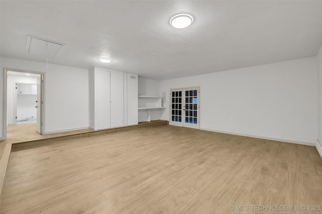 4235 E 104th St, Tulsa, OK 74137 - basement featuring light wood-style floors and baseboards