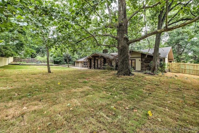 4235 E 104th St, Tulsa, OK 74137 - view of fenced backyard
