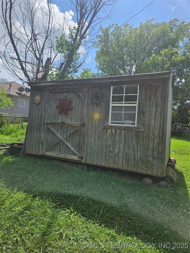 307 N Hartman Ave, Cushing, OK 74023 - view of shed