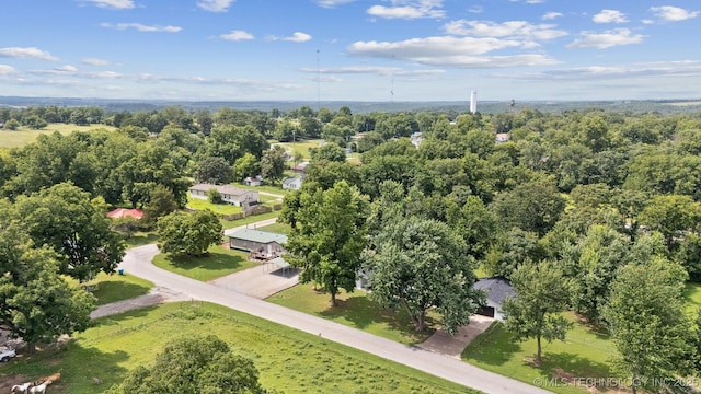 412 W Roger St, Oilton, OK 74052 - bird's eye view
