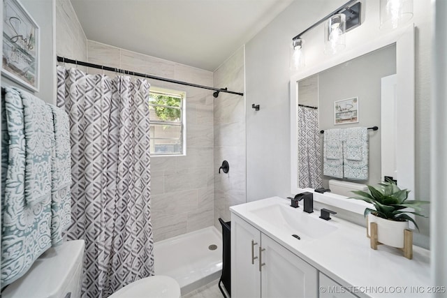 412 W Roger St, Oilton, OK 74052 - full bath with vanity and tiled shower