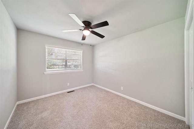 412 W Roger St, Oilton, OK 74052 - carpeted spare room with a ceiling fan and baseboards