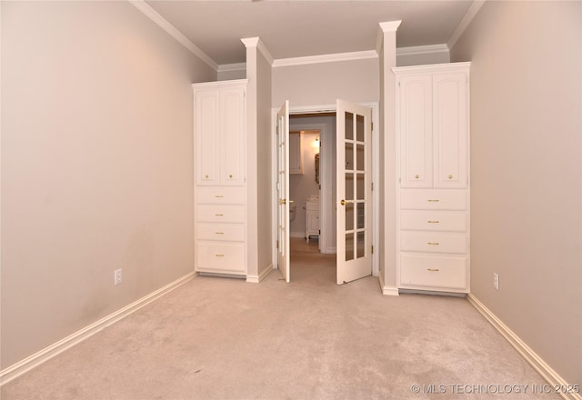 13706 S 18th St, Bixby, OK 74008 - unfurnished bedroom with crown molding and light colored carpet
