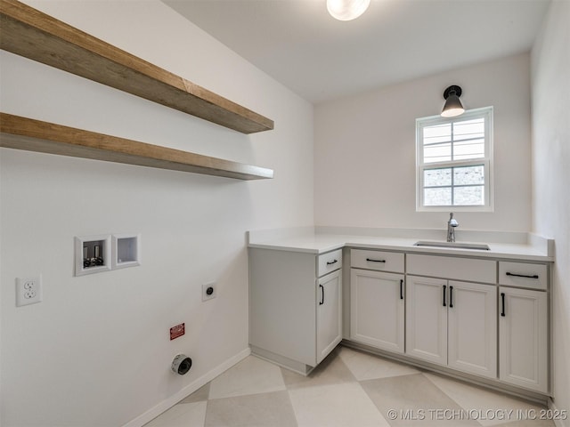 7202 E 132nd St S, Bixby, OK 74008 - laundry area with electric dryer hookup and washer hookup