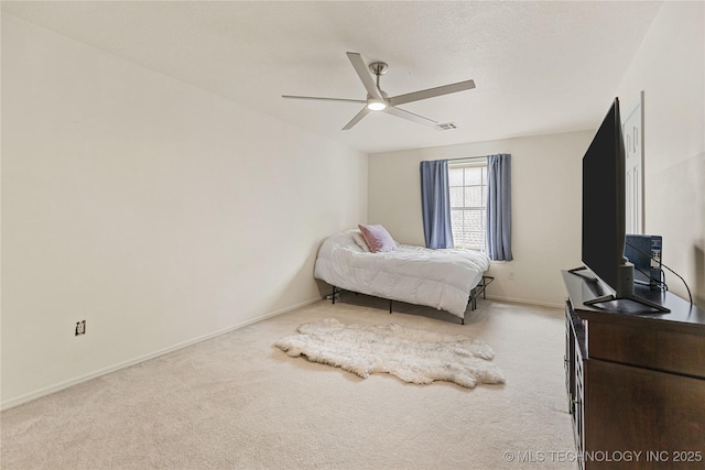 9810 E 96th Pl, Tulsa, OK 74133 - bedroom featuring carpet flooring and a ceiling fan
