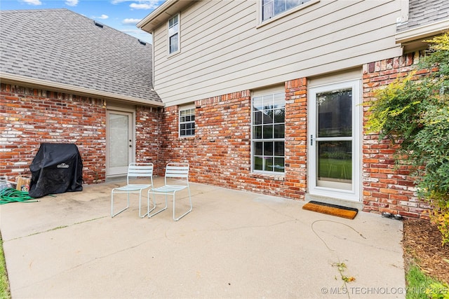 9810 E 96th Pl, Tulsa, OK 74133 - view of patio / terrace featuring grilling area