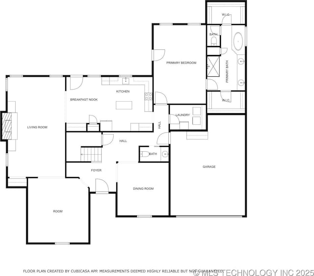 9810 E 96th Pl, Tulsa, OK 74133 - view of room layout