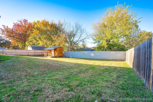 2520 Arlington Blvd, Ada, OK 74820 - fenced backyard featuring a shed