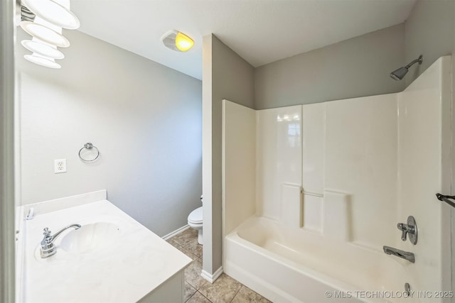 12003 S Tamarack St W, Jenks, OK 74037 - full bath featuring vanity, shower / washtub combination, and tile patterned floors
