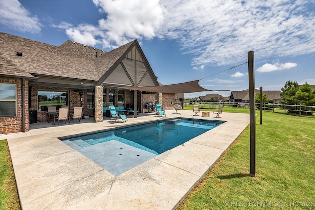 6108 E 95th St, Sperry, OK 74073 - view of pool featuring a patio