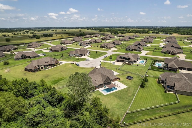6108 E 95th St, Sperry, OK 74073 - aerial view of residential area