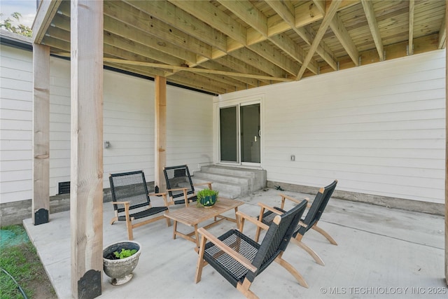 3919 S Detroit Ave, Tulsa, OK 74105 - view of patio / terrace with entry steps