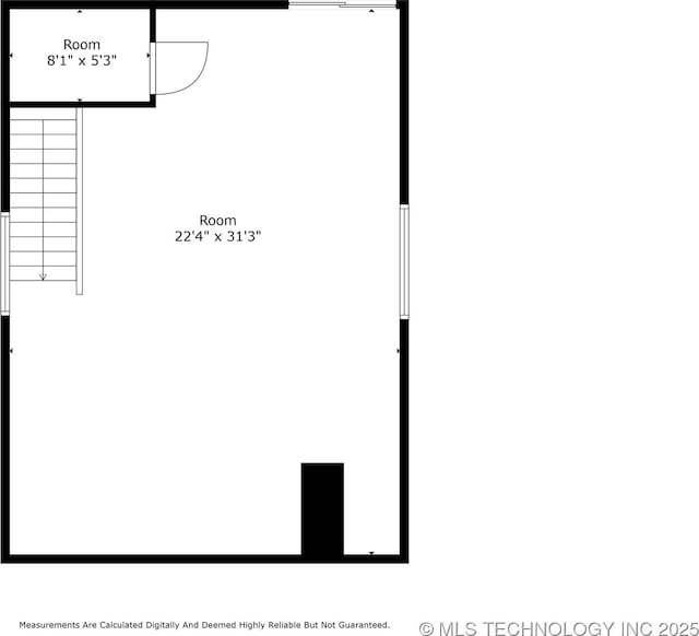 3919 S Detroit Ave, Tulsa, OK 74105 - view of room layout