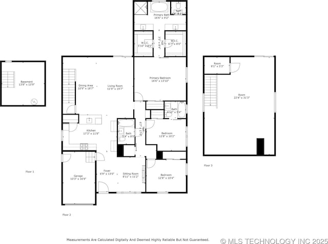 3919 S Detroit Ave, Tulsa, OK 74105 - view of room layout