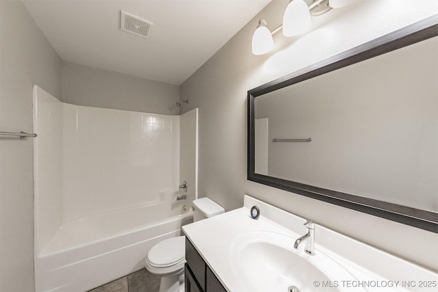 17409 E 44th St S, Tulsa, OK 74134 - full bathroom with vanity and bathtub / shower combination
