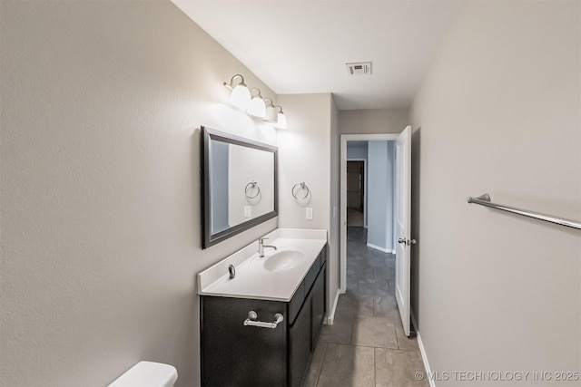 17409 E 44th St S, Tulsa, OK 74134 - bathroom featuring vanity and tile patterned floors