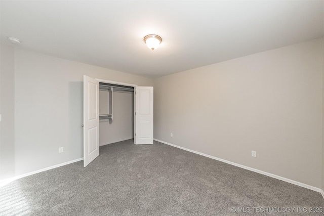 17409 E 44th St S, Tulsa, OK 74134 - unfurnished bedroom with carpet floors and a closet