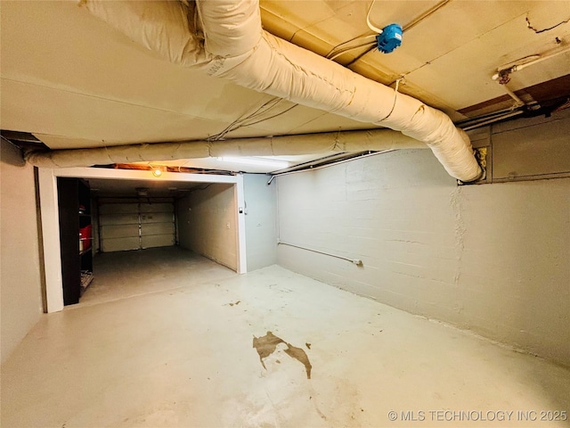 401 High St, Eufaula, OK 74432 - view of unfinished below grade area