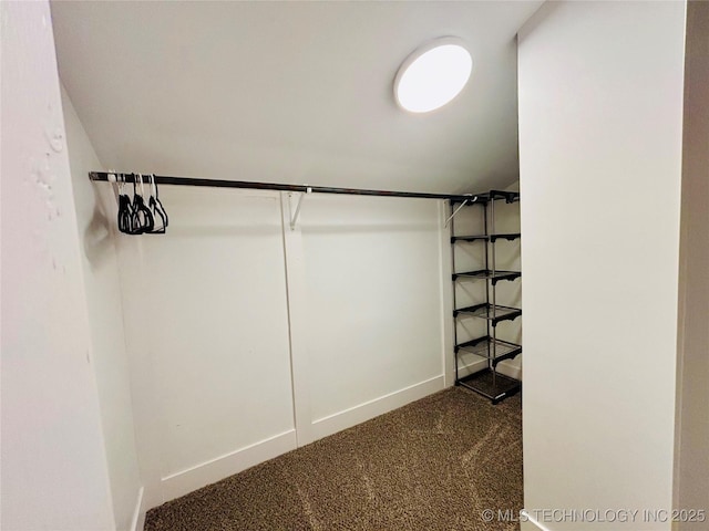 401 High St, Eufaula, OK 74432 - spacious closet featuring dark colored carpet