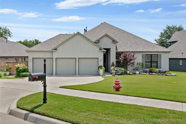 8701 E Hartford St, Broken Arrow, OK 74014 - view of front of house featuring roof with shingles, driveway, and an attached garage