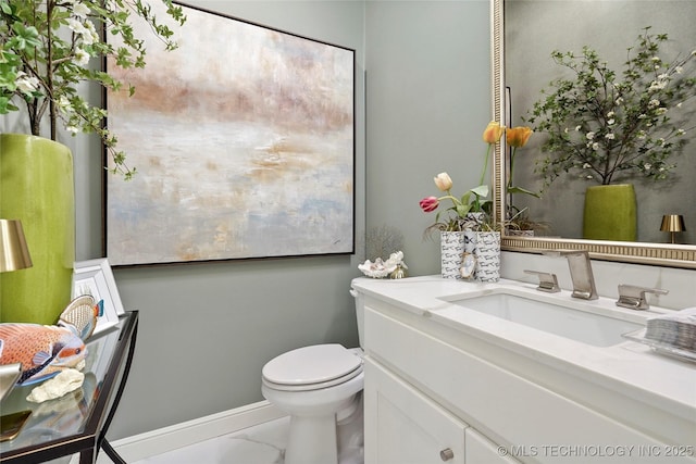 8701 E Hartford St, Broken Arrow, OK 74014 - bathroom with vanity and marble finish floors