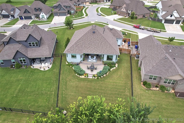 8701 E Hartford St, Broken Arrow, OK 74014 - aerial view of residential area