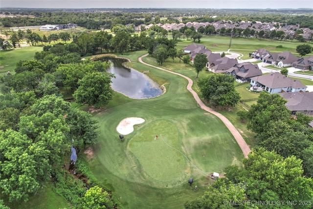 8701 E Hartford St, Broken Arrow, OK 74014 - view of property location with nearby suburban area, a nearby body of water, and a local golf course