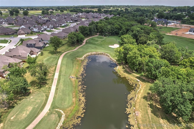 8701 E Hartford St, Broken Arrow, OK 74014 - aerial view of property's location featuring a large body of water and nearby suburban area