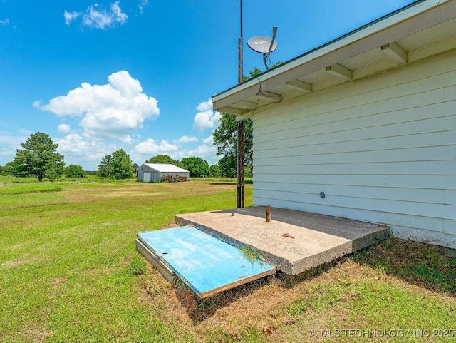 10696 N County Road 3410, Stratford, OK 74872 - entry to storm shelter with a lawn