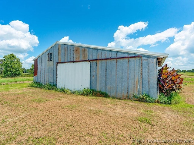 10696 N County Road 3410, Stratford, OK 74872 - view of pole building featuring a lawn