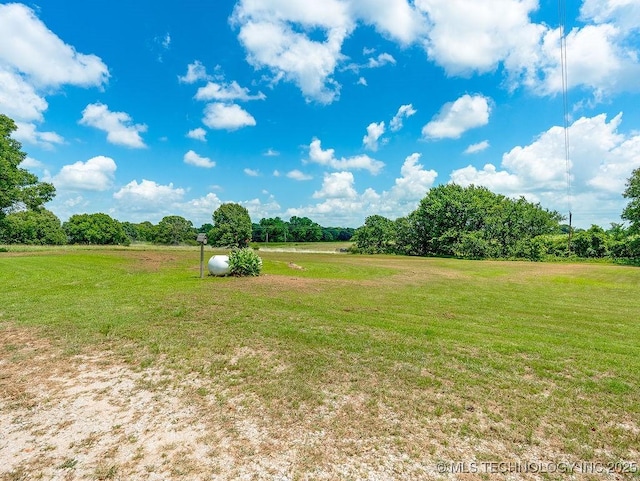 10696 N County Road 3410, Stratford, OK 74872 - view of grassy yard with a rural view