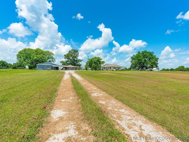 10696 N County Road 3410, Stratford, OK 74872 - view of grassy yard featuring a rural view