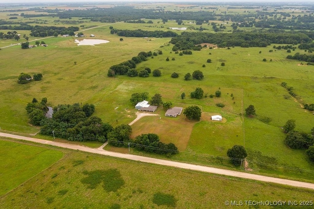 10696 N County Road 3410, Stratford, OK 74872 - aerial view of sparsely populated area featuring agricultural land