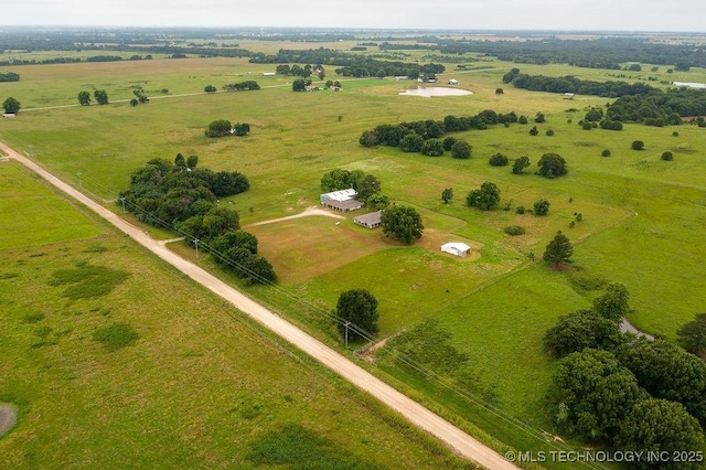 10696 N County Road 3410, Stratford, OK 74872 - overview of rural landscape featuring agricultural land