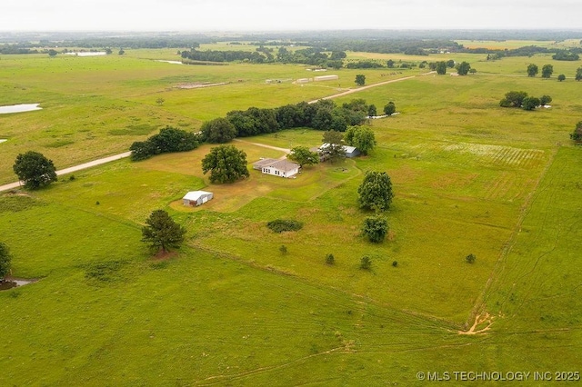 10696 N County Road 3410, Stratford, OK 74872 - overview of rural landscape with agricultural land