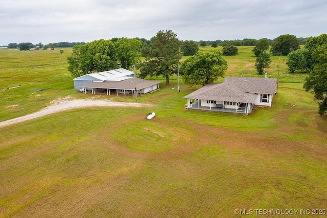 10696 N County Road 3410, Stratford, OK 74872 - overview of rural landscape