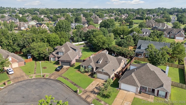 13605 E 90th Ct, Owasso, OK 74055 - aerial view of residential area