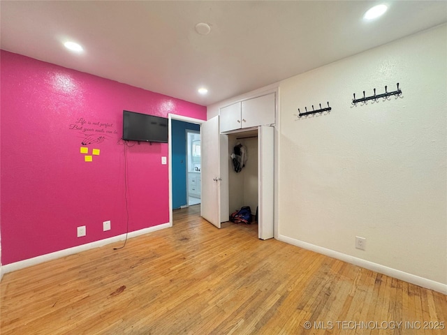 9763 E 3rd St, Tulsa, OK 74128 - spare room with light wood-style floors and recessed lighting
