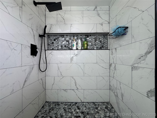 9763 E 3rd St, Tulsa, OK 74128 - bathroom with a tile shower