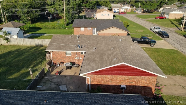 9763 E 3rd St, Tulsa, OK 74128 - aerial perspective of suburban area