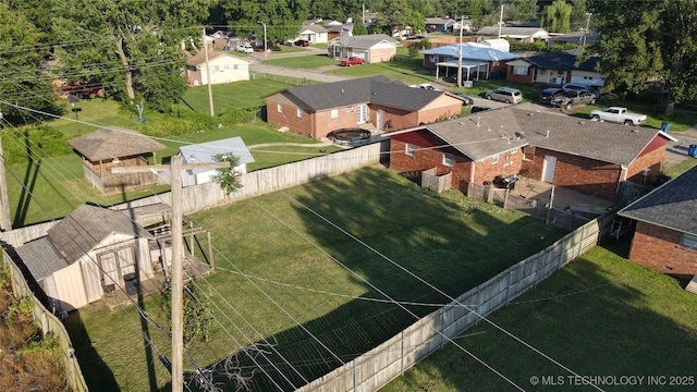 9763 E 3rd St, Tulsa, OK 74128 - aerial perspective of suburban area