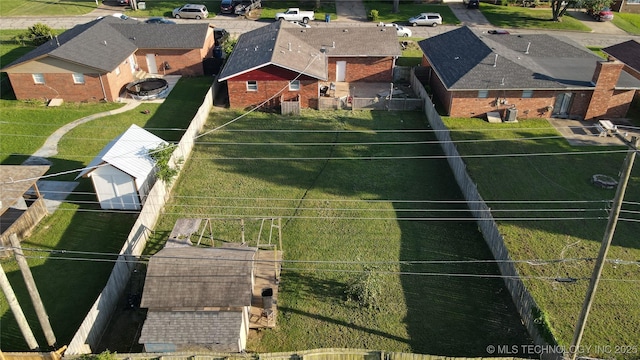 9763 E 3rd St, Tulsa, OK 74128 - aerial view of residential area