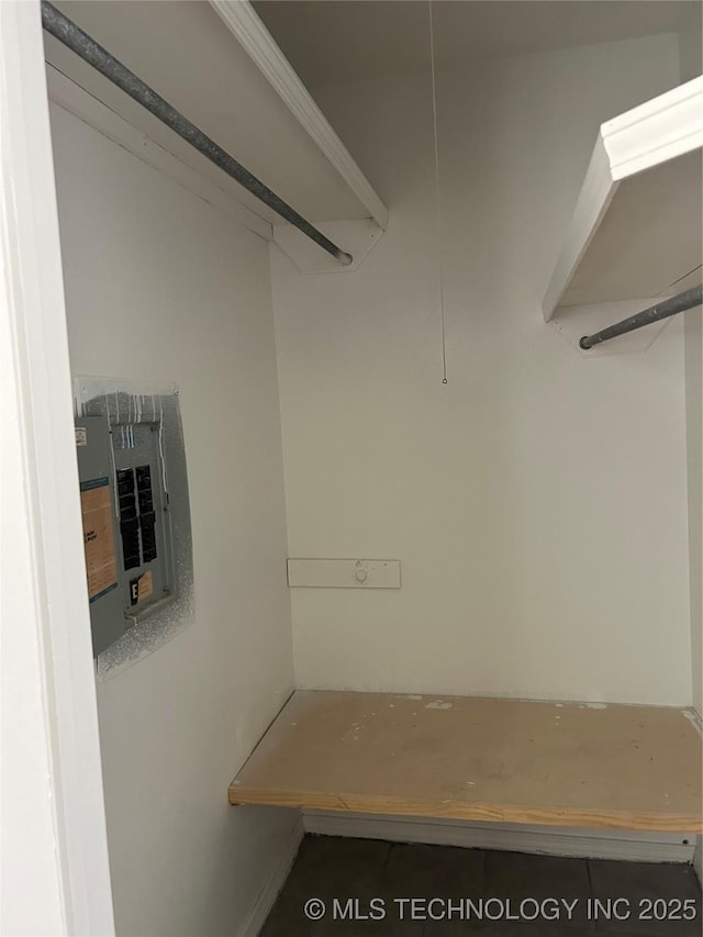 12976 E 32nd St, Tulsa, OK 74134 - walk in closet featuring electric panel